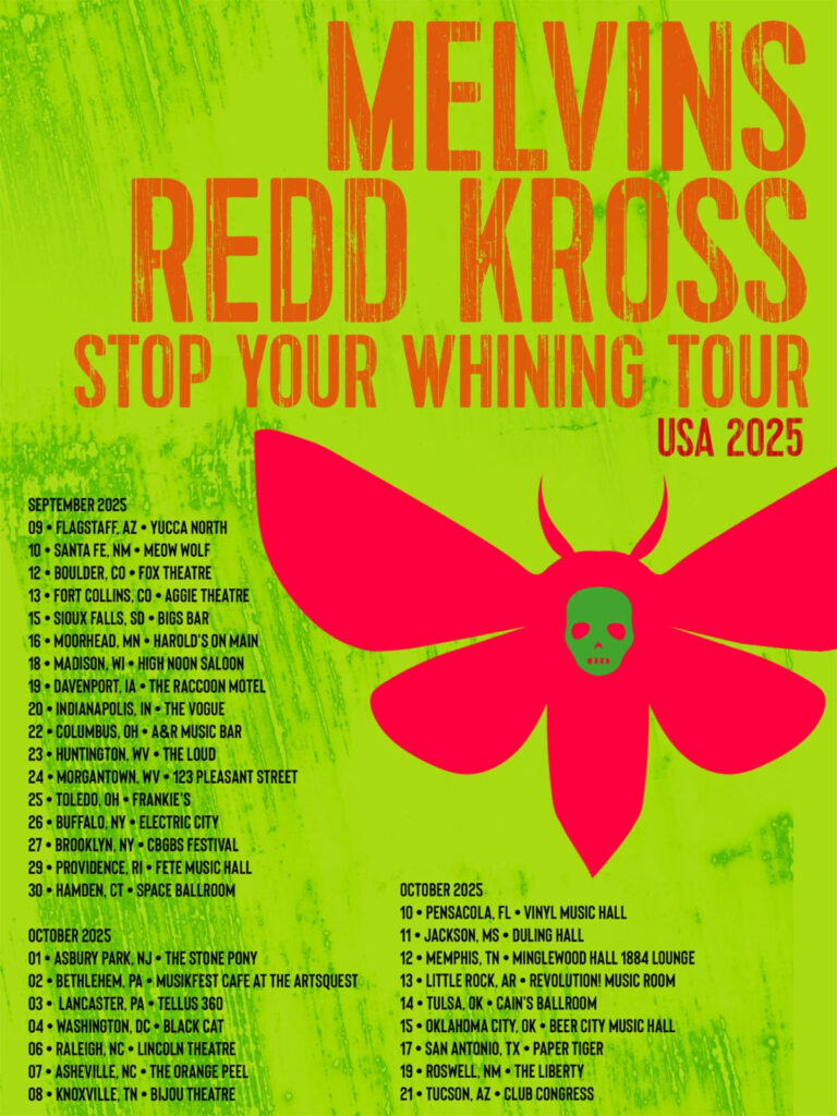 The Melvins & Redd Kross Announce Stop Your Whining Tour 2025
