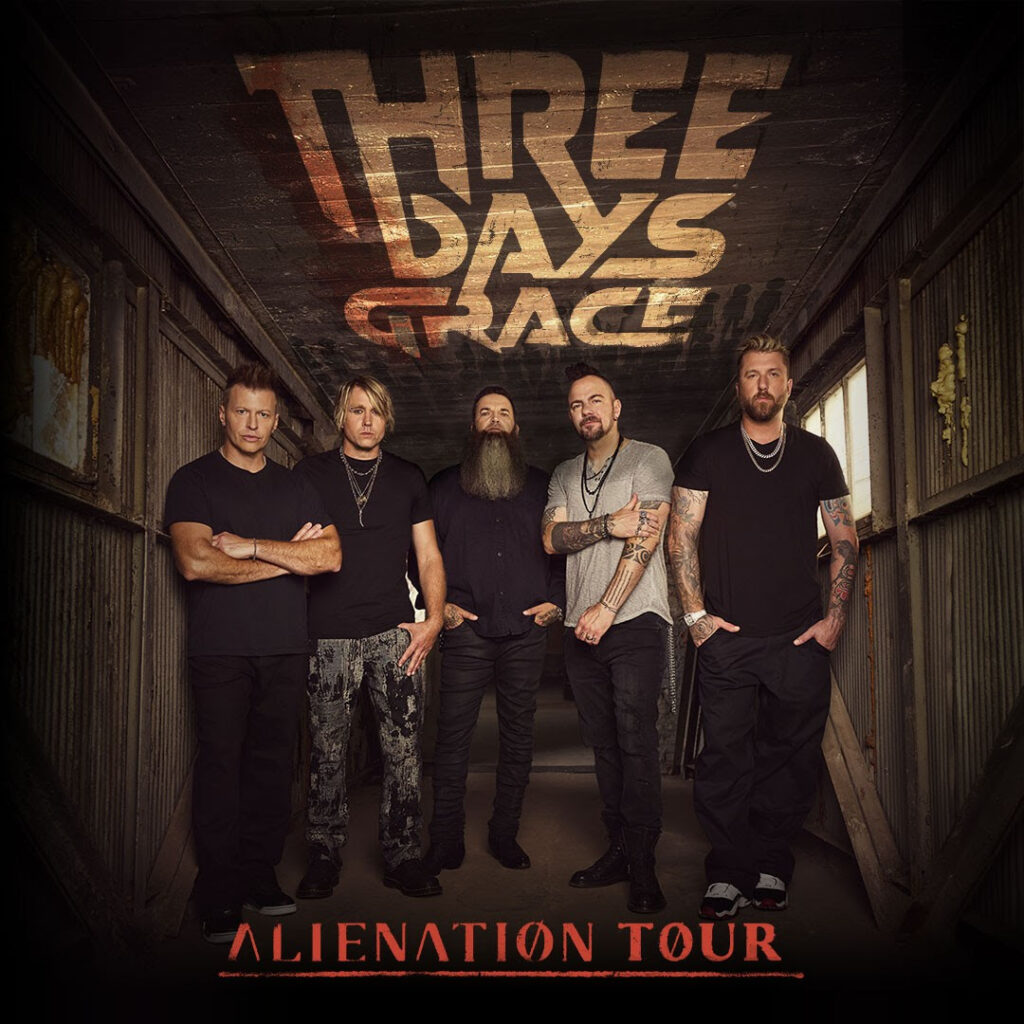 Rock Giants Three Days Grace Announce 2026 Alienation World Tour
