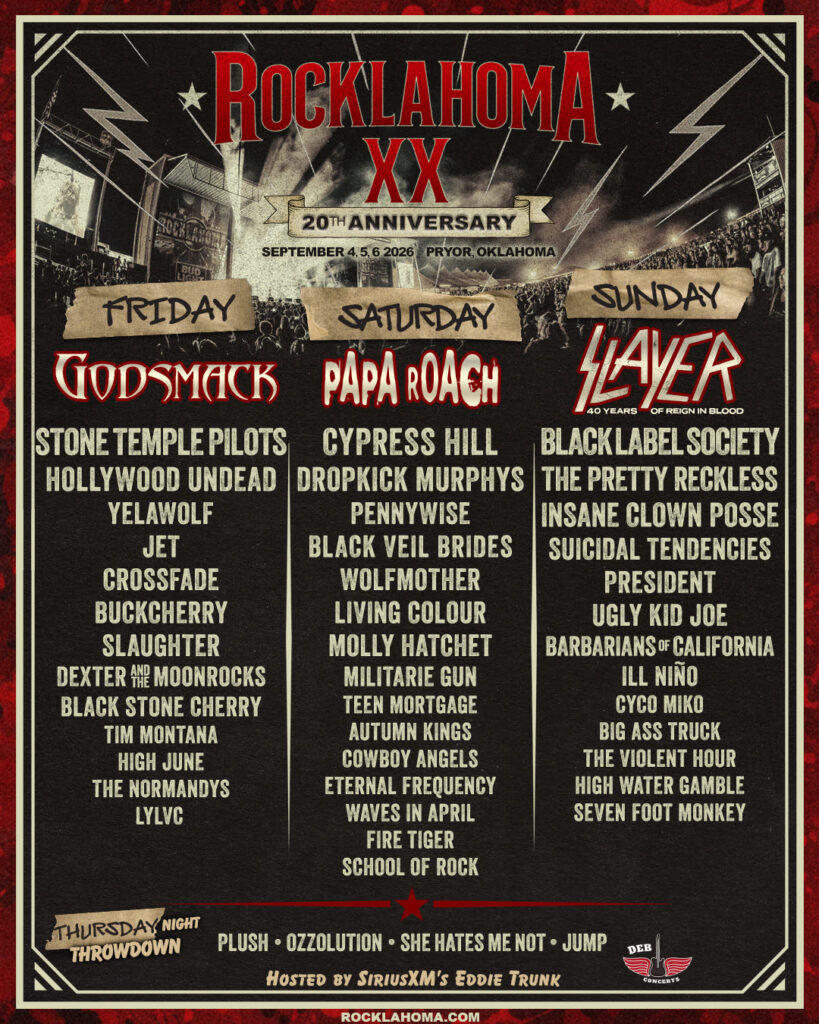 Rocklahoma Announces Explosive Lineup For 2026
