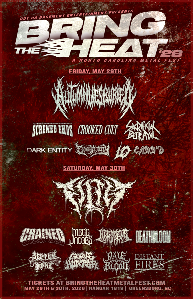 Bring The Heat Metal Fest ’26 To Bring Seventeen Metal Bands To Hangar 1819 in Greensboro, NC