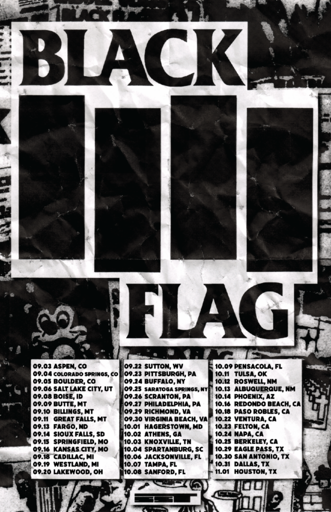 Black Flag Announces Extensive U.S. Tour For 2026