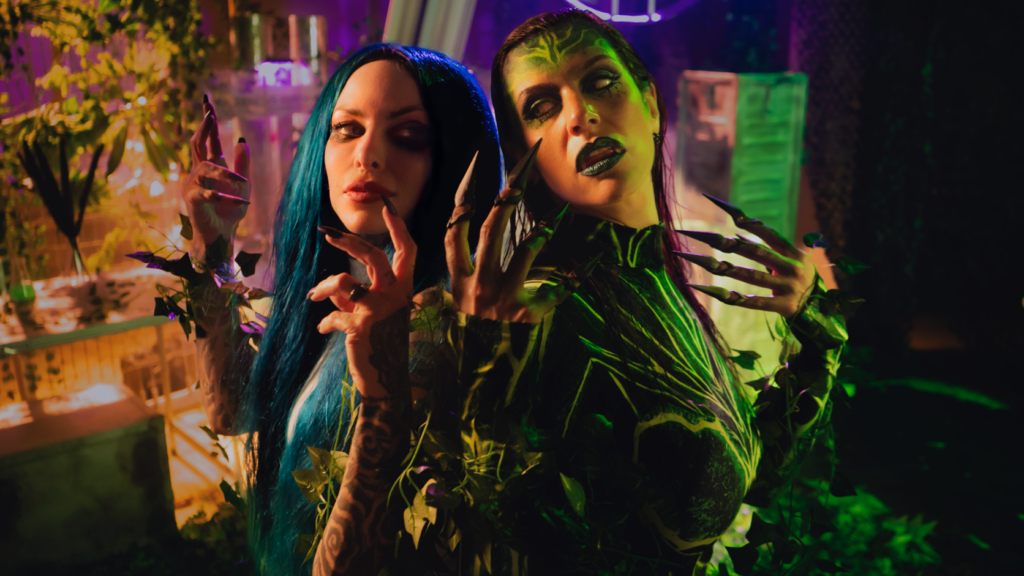 Lyric Noel and Mixi Demner of Stitched Up Heart Turn A Blooming Friendship Into The Cinematic New Single “Acid Bloom”
